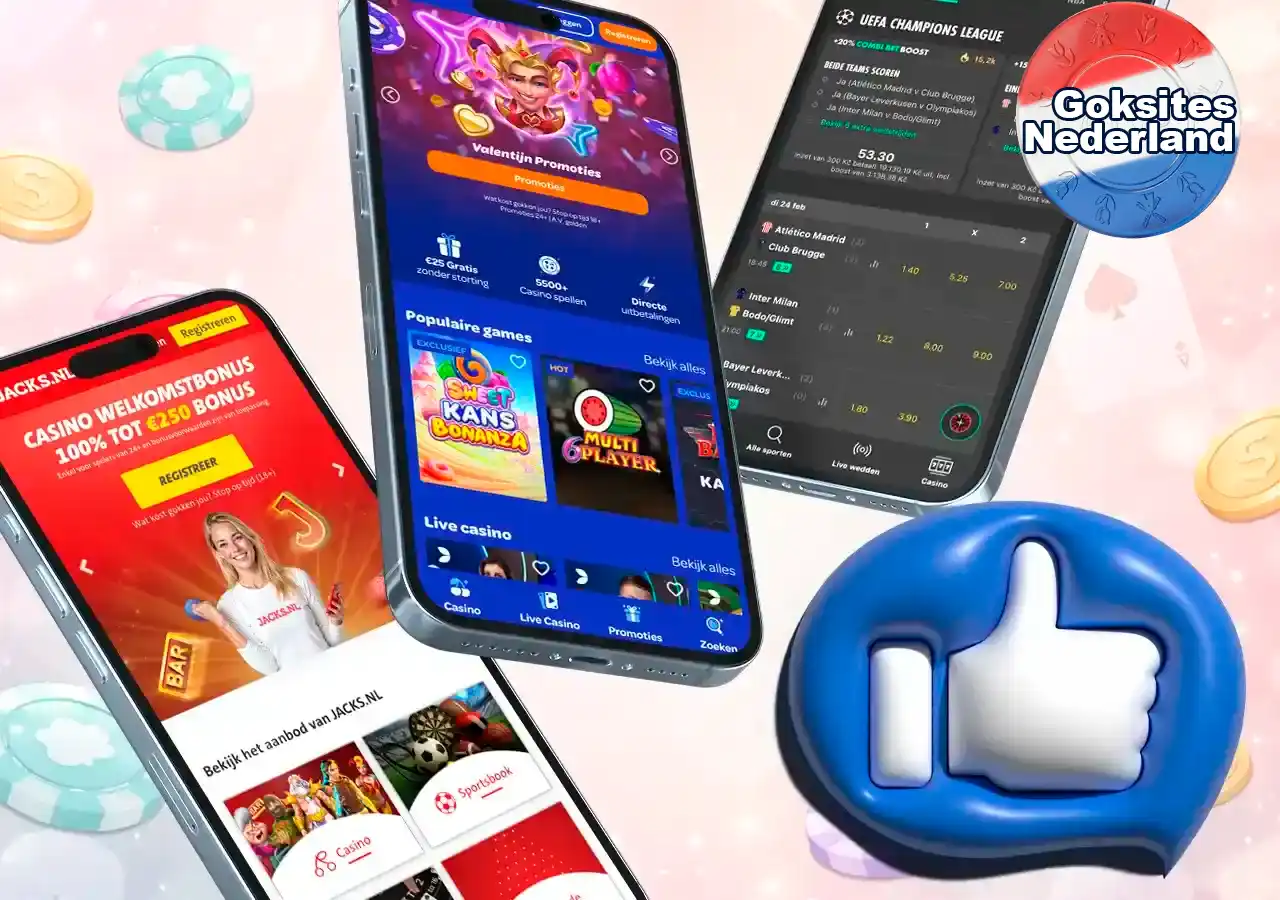 Online casino's voor echt geld met bonussen en mobiel wedden